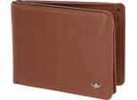 Golden Head Pelle Portafoglio Polo Rfid Protect Scheintasche Mit Geheimfach 1159 Cognac Marrone