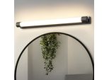 Zmh Led Lampada A Specchio Bagno Lampada A Specchio 50CM 10W Lampada Da Bagno Parete Nera Lampada Da Parete Bagno Bianco Neutro 4000K Luce Da Parete Bagno Moderno Luce Per Cantina