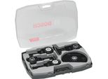 Set Di Accessori Per Utensili Multifunzione Bosch Professional Per Il Legno, 7 Pezzi ( 2608669097 ) Starlock + Valigetta