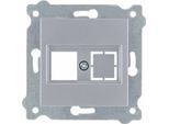 Pannello Frontale Della Presa Di Rete Senza Spina Silver 255/10E Exen