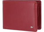 Golden Head Pelle Portafoglio Polo Rfid Protect Scheintasche 1339 Rot Rosso Scuro