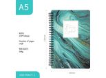 Inf A5 Fitness Planner - Design Astratto, Diario Allenamento & Tracker Giornaliero