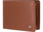 Golden Head Pelle Portafoglio Polo Rfid Protect Scheintasche 1339 Cognac Marrone