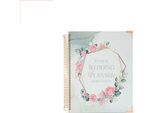 Inf Agenda Matrimonio Floreale - Quaderno E Organizzatore Spirale Per Nozze