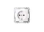 Merten MEG2300-0325 Presa Di Corrente Di Sistema M Con Protezione Tattile Avanzata Bianco Attivo Lucido