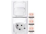 Kopp Apwg Blue Electric 1314.0200.9 Schuko 2-Gang Bianco Artico Verticale