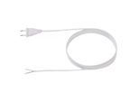 Cavo Di Alimentazione Bachmann 2X0,75 3M Bianco, H03VVH2-F Spina Euro Non Imballato