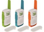 Motorola T42 Ricetrasmittente 16 Canali Blu, Verde, Arancione, Bianco
