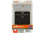 Set Jupio 2X LP-E8 1120Mah + Caricatore Usb Doppio