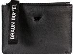 Braun BüFfel Pelle Portafoglio Caso Chiave Capri Mini Wallet 4CS Black Nero