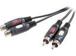Speaka Cavo Di Prolunga Audio Cinch Professionale [2X Spine Cinch