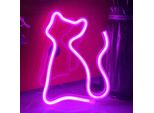 Usb A Batteria Gatto Led Luce Al Neon Da Parete, Segno Al Neon Luci Notturne Segno Al Neon Luce Al Neon Per Bar Partito Gioco Camera Da Letto Decorazione Della Parete, Bambini Compleanno