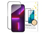 Wozinsky Super Tough Full Glue Pieno Schermo Di Vetro Temperato Con Telaio Caso Amichevole Iphone 14 Pro Max Nero
