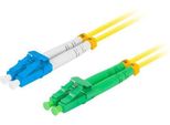 Lanberg Sm LC/APC-LC/UPC Duplex Cavo Patch In Fibra Ottica 3,0Mm Lszh G657A1 2M Giallo