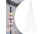 Vidaxl Albero Di Natale A Led Per Pennone 550 Led Multicolore 300 Cm