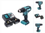 Trapano Avvitatore A Batteria Makita Ddf 485 Rg 18 V 50 Nm Senza Spazzole + 2X Batterie 6,0 Ah + Caricabatterie