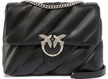Pinko Pelle Borsa A Tracolla Borsa A Tracolla Love Puff Big Cl Sheep Nappa Black - Old Silver Nero