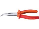 Unior 512-1VDEBI Pinza A Becchi Tondi Con Tagliente 45 Piegato 61 Mm Rosso