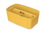 Leitz Cosy Mybox Piccolo Contenitore Con Organizer Giallo Caldo