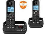 Telefono Cordless Duo Con Segreteria Telefonica Alcatel F860Voiceduonoir