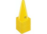 Umbro Piloni 10 Pezzi Materiale Per Allenamento Calcio - Coni - Allenamento Velocità E Agilità - Giallo