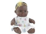 Miniland Baby Doll Ragazza Africana 21 Cm - Bambola Giocattolo Educativa