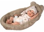 MuÑEcas Arias Reborn Arias Lidia Con Culla 40 Cm Beige Beige Taglia Unica