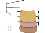 Portasella A Parete, Tre Livelli, Design Girevole, Risparmio Di Spazio, Materiali Robusti.
