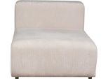 Modulo Divano 'Suldal' Elemento Di Seduta Sezione Centrale 110 X 83 X 68 Cm Cord Beige