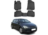 2006-2012 Kia Ceed Tappetini Tpe Nero 4 Pezzi