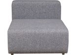 Modulo Divano 'Suldal' Elemento Di Seduta Sezione Centrale 110 X 83 X 68 Cm Tessile Grigio