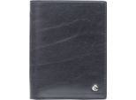 Esquire Pelle Portafoglio Toscana Wallet Black Nero