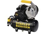 Stanley Compressor HY227/8/6E FMXCM00 - Compressore D'aria 8Bar - 6L - 222L/Min - Maniglia Incorporata - Nero