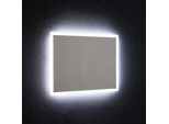 Specchio Con Cornice Retroilluminata A Led 80X60 Cm Reversibile