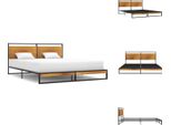 Vidaxl Struttura Letto In Metallo 160X200 Cm - Letti E Strutture Letto
