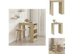 Vidaxl Tavolo Da Bar Con Ripiano In Rovere Sonoma 102X50X103,5 Cm In Legno - Tavoli Da Pranzo