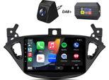 Per Opel Corsa E 2015-2019 9 "Android13 Autoradio Gps Navi Wifi Bt Dab+ Swc Rds 1+32GB Con Fotocamera E Adattatore Dab"