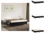 Vidaxl Struttura Letto Nero 160X200 Cm In Velluto - Letti E Strutture Letto