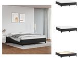 Vidaxl Struttura Letto Nera 180X200 Cm In Pelle Finta - Letti E Strutture Letto