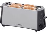 Cloer Tostapane 3710 4 Fette 1285Watt Cromo/Nero