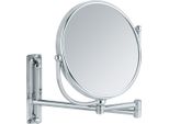 Wenko Specchio Cosmetico Da Parete Deluxe Grande Make-Up 5 Pieghevole Ø19 Cm Bagno Wc
