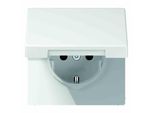 Jung LS1520KLWW Presa Di Corrente Con Coperchio Incernierato Bianco Alpino