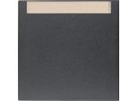 Berker 16261606 Bilanciere Con Campo Di Etichettatura Antracite, Opaco Berker B.3/B.7