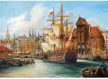 Castorland Il Vecchio Puzzle Di Danzica, 1000 Pezzi.