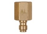 Ks Tools Adattatore Per Filettatura Femmina M8X1.0 E Attacco Per Tubo Flessibile Da 1/4" - 150.2652"