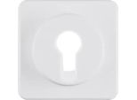 Berker 151919 Piastra Centrale Per Interruttore A Chiave/Pulsante Bianco Polare, Lucido Wg Up IP44