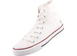 Dockers By Gerli Damen Canvas High Top Sneaker Weiß