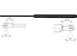 Cofano Con Molla A Gas 455Mm Metzger Per Vw Sharan (7M8)