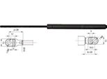 Molla A Gas Cofano 548Mm Metzger Per Saab 9000 Hatchback