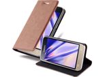 Cadorabo Custodia Per Samsung Galaxy J1 2016 Custodia Protettiva In Marrone Custodia Per Cellulare Cover Chiusura Magnetica